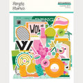 Simple Stories - Color Me Happy Collection - Ephemera - Bits And Pieces