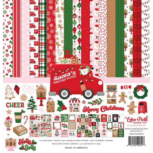Echo Park - Santa's Christmas Delivery Collection - 12 x 12 Collection Kit