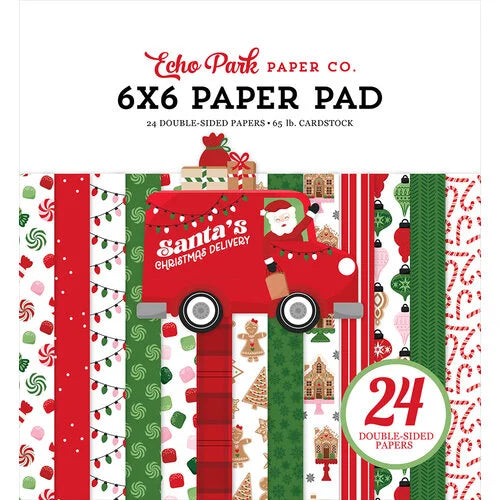 Echo Park - Santa's Christmas Delivery Collection - 6 x 6 Paper Pad