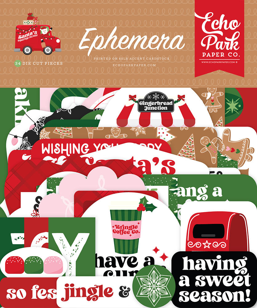 Echo Park - Santa's Christmas Delivery Collection - Ephemera